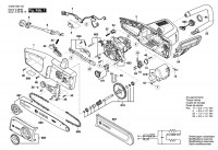 Bosch 3 600 HB8 100 Universalchain 35 Chain Saw 230 V / Eu Spare Parts